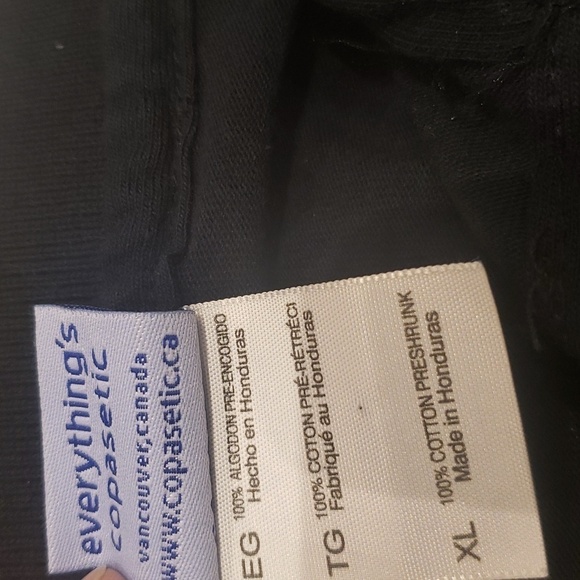 Copasetic Polo T-Shirt Black Men's XL Molson - Picture 4 of 11